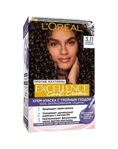Стойкая крем-краска для волос Excellence Cool Creme 192 L'oreal paris
