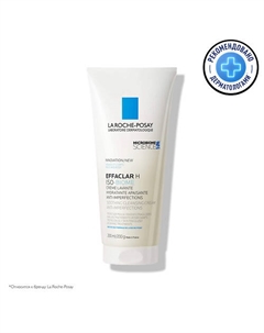Effaclar H Iso-Biome Успокаивающий очищающий крем-гель для лица против несовершенств, от сухости и забитых пор, с маслом карите (ши), ниацинамидом 200 La roche-posay