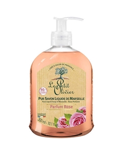 Мыло марсельское жидкое Роза Parfum Rose Liquid Soap 300 Le petit olivier