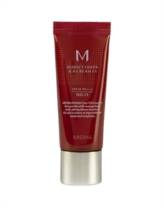 Тональный BB крем идеальное покрытие М Perfect Cover 20 Missha