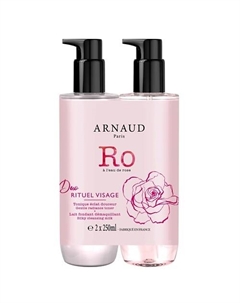 Набор для лица Duo Gentle Radiance Toner & Silky Cleansing Milk Rituel Visage Arnaud paris