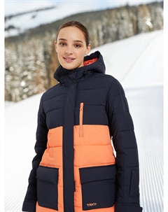 Пуховик женский, Мультицвет Термит