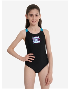 Купальник слитный для девочек, Черный Joss
