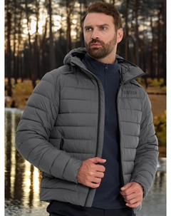 Пуховик мужской, Серый Geotech
