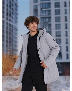 Пуховик мужской, Серый Demix