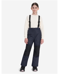 Брюки утепленные для девочек, Черный Outventure