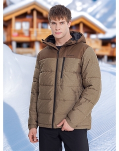 Пуховик мужской, Бежевый Glissade