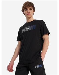 Футболка мужская Ess Logo Lab, Черный Puma