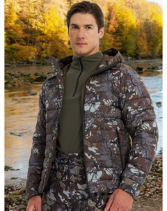 Пуховик мужской, Коричневый Geotech