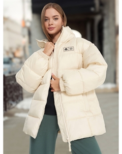 Пуховик женский Paffuta, Бежевый Kappa