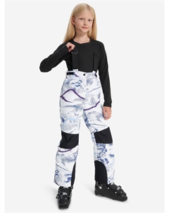 Брюки утепленные для девочек, Голубой Glissade