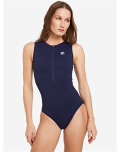 Купальник слитный женский, Синий Fila