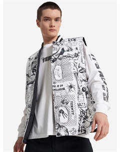 Жилет утепленный двусторонний мужской, Белый Термит