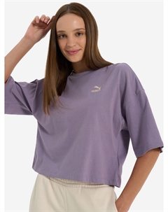 Футболка женская оверсайз, Фиолетовый Puma