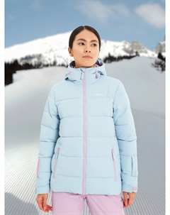 Пуховик женский, Голубой Термит