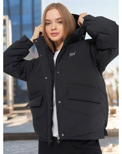 Пуховик женский, Черный 361°