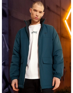 Куртка утепленная двусторонняя мужская, Синий Термит