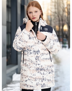 Пальто утепленное для девочек, Бежевый Fila