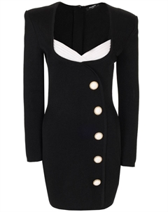 Платье из вискозы Balmain