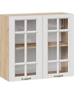 Шкаф навесной для кухни ТриЯ Лина 1ВВ8С с двумя дверьми Трия