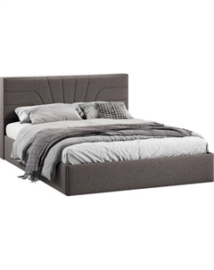 Двуспальная кровать ТриЯ Пандора с ПМ и заглушиной 160x200 Тип 1 Трия