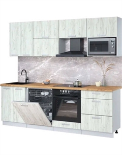 Кухонный гарнитур Интерлиния Мила Лайт 2.4-ПМ2