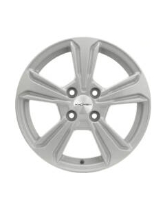 Литой диск Khomen KHW1502 Solaris 15x6" 4x100мм DIA 54.1мм ET 48мм F Silver