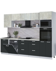 Кухонный гарнитур Интерлиния Мила Лайт 2.9-ПМ1