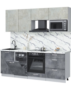 Кухонный гарнитур Интерлиния Мила Лайт 2.15-ПМ4