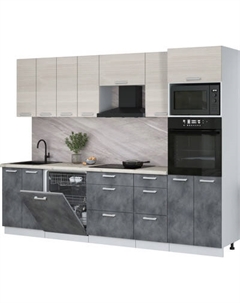 Кухонный гарнитур Интерлиния Мила Лайт 2.8-ПМ1