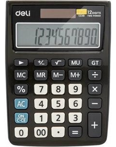 Калькулятор Deli E1238black