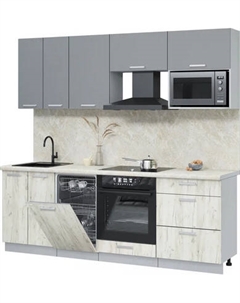 Кухонный гарнитур Интерлиния Мила Лайт 2.25-ПМ4