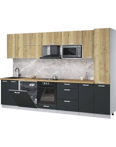 Кухонный гарнитур Интерлиния Мила Лайт 3.2-ПМ2