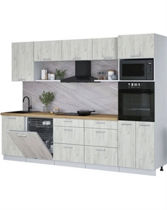 Кухонный гарнитур Интерлиния Мила Лайт 2.9-ПМ1