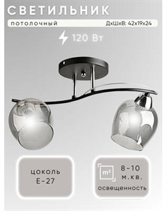 Потолочный светильник Aitin-Pro НПБ 02-2x60-101 / 8208/2A Aitin-pro