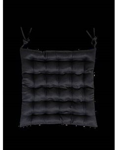 Подушка на стул BIO-LINE 25 точек с лузгой гречи и завязками 40x40 / KSG Bio-line