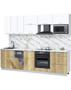 Кухонный гарнитур Интерлиния Мила Лайт 2.7-ПМ4