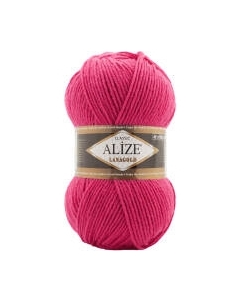 Пряжа для вязания Alize Lanagold 49% шерсть, 51% акрил / 798