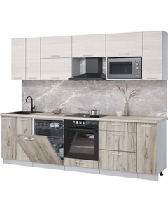 Кухонный гарнитур Интерлиния Мила Лайт 2.7-ПМ2