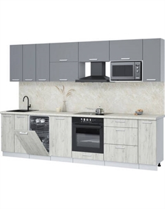 Кухонный гарнитур Интерлиния Мила Лайт 3.0-ПМ4