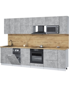 Кухонный гарнитур Интерлиния Мила Лайт 3.0-ПМ4