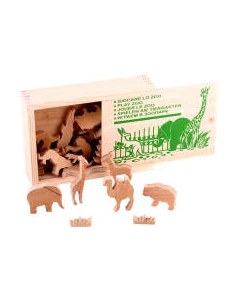 Набор фигурок игровых ЛЭМ Играем в зоопарк объёмные фигуры / 5000 Лэм