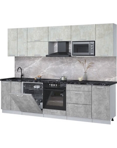 Кухонный гарнитур Интерлиния Мила Лайт 2.8-ПМ2