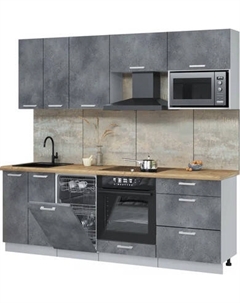 Кухонный гарнитур Интерлиния Мила Лайт 2.25-ПМ4