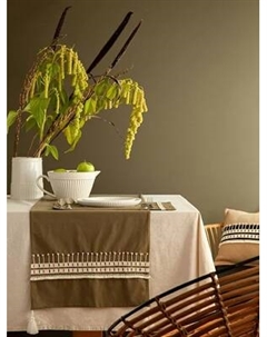 Дорожка на стол Tkano Ethnic Nomad grid / TK25-TR0010