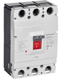 Выключатель автоматический Generica ВА66-39 3Р 400А 35кА / SAV50-3-0400-G