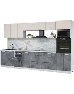 Кухонный гарнитур Интерлиния Мила Лайт 3.5-ПМ3