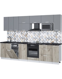 Кухонный гарнитур Интерлиния Мила Лайт 3.0-ПМ4