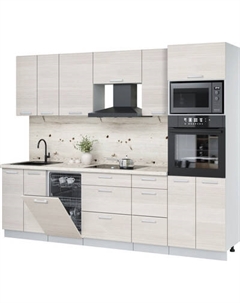 Кухонный гарнитур Интерлиния Мила Лайт 2.65-ПМ3