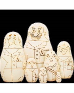 Набор заготовок для творчества Брестская Фабрика Сувениров Раскраска. Доктор / blank7_doc Брестская фабрика сувениров